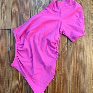 Free People Pink Bodysuit